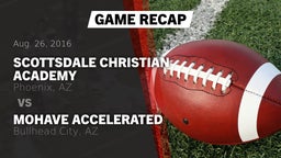Recap: Scottsdale Christian Academy  vs. Mohave Accelerated  2016