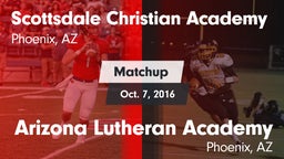 Matchup: Scottsdale vs. Arizona Lutheran Academy  2016