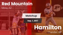 Matchup: Red Mountain High vs. Hamilton  2017