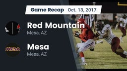 Recap: Red Mountain  vs. Mesa  2017
