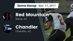 Recap: Red Mountain  vs. Chandler  2017
