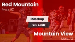 Matchup: Red Mountain High vs. Mountain View  2018