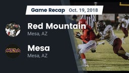 Recap: Red Mountain  vs. Mesa  2018