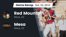 Recap: Red Mountain  vs. Mesa  2019