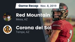 Recap: Red Mountain  vs. Corona del Sol  2019