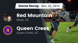 Recap: Red Mountain  vs. Queen Creek  2019