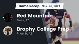 Recap: Red Mountain  vs. Brophy College Prep  2021