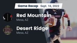 Recap: Red Mountain  vs. Desert Ridge  2022
