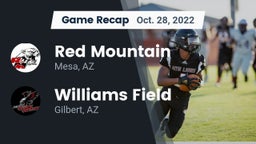 Recap: Red Mountain  vs. Williams Field  2022