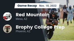 Recap: Red Mountain  vs. Brophy College Prep  2022