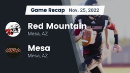 Recap: Red Mountain  vs. Mesa  2022