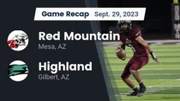 Recap: Red Mountain  vs. Highland  2023