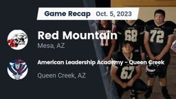 Recap: Red Mountain  vs. American Leadership Academy - Queen Creek 2023
