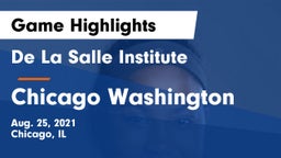 De La Salle Institute vs Chicago Washington Game Highlights - Aug. 25, 2021