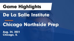 De La Salle Institute vs Chicago Northside Prep Game Highlights - Aug. 24, 2021
