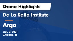 De La Salle Institute vs Argo  Game Highlights - Oct. 2, 2021