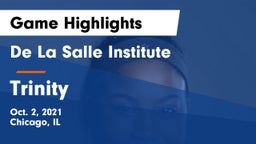 De La Salle Institute vs Trinity  Game Highlights - Oct. 2, 2021