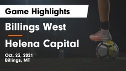 Billings West  vs Helena Capital  Game Highlights - Oct. 23, 2021