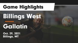 Billings West  vs Gallatin  Game Highlights - Oct. 29, 2021