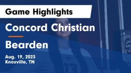 Concord Christian  vs Bearden Game Highlights - Aug. 19, 2023
