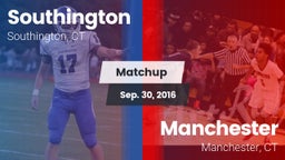 Matchup: Southington High vs. Manchester  2016