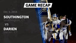 Recap: Southington  vs. Darien  2016