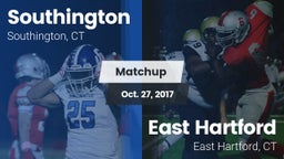 Matchup: Southington High vs. East Hartford  2017