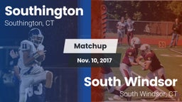 Matchup: Southington High vs. South Windsor  2017