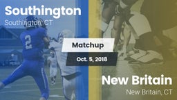 Matchup: Southington High vs. New Britain  2018