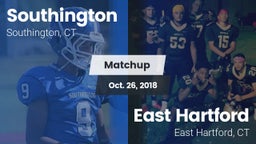 Matchup: Southington High vs. East Hartford  2018