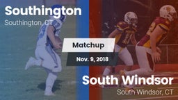 Matchup: Southington High vs. South Windsor  2018