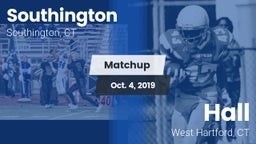 Matchup: Southington High vs. Hall  2019