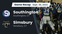 Recap: Southington  vs. Simsbury  2022