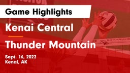 Kenai Central  vs Thunder Mountain Game Highlights - Sept. 16, 2022