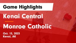 Kenai Central  vs Monroe Catholic  Game Highlights - Oct. 13, 2023