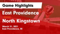 East Providence  vs North Kingstown  Game Highlights - March 31, 2021