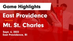 East Providence  vs Mt. St. Charles Game Highlights - Sept. 6, 2022
