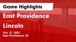 East Providence  vs Lincoln  Game Highlights - Oct. 27, 2022