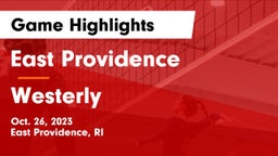 East Providence  vs Westerly  Game Highlights - Oct. 26, 2023
