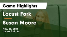 Locust Fork  vs Susan Moore  Game Highlights - Nov. 23, 2021