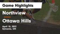 Northview  vs Ottawa Hills  Game Highlights - April 18, 2022
