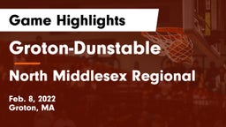 Groton-Dunstable  vs North Middlesex Regional  Game Highlights - Feb. 8, 2022
