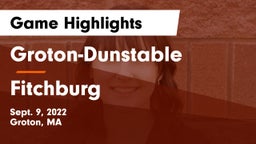 Groton-Dunstable  vs Fitchburg  Game Highlights - Sept. 9, 2022