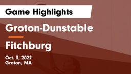 Groton-Dunstable  vs Fitchburg  Game Highlights - Oct. 3, 2022