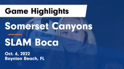 Somerset Canyons vs SLAM Boca Game Highlights - Oct. 6, 2022