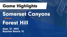 Somerset Canyons vs Forest Hill  Game Highlights - Sept. 27, 2023