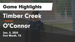 Timber Creek  vs O'Connor  Game Highlights - Jan. 5, 2024