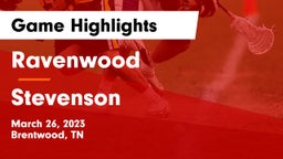 Ravenwood  vs Stevenson  Game Highlights - March 26, 2023