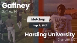 Matchup: Gaffney vs. Harding University  2017