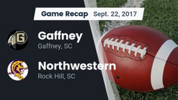 Recap: Gaffney  vs. Northwestern  2017